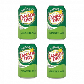 Набір Напій Canada Dry Ginger Ale 330ml 4шт - Retromagaz