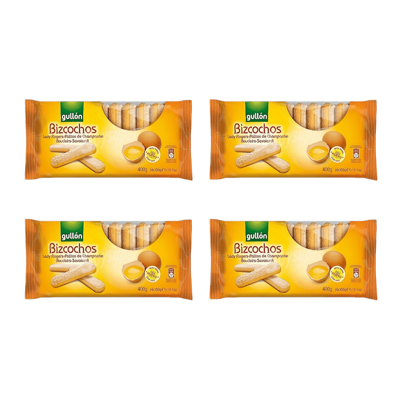 Набір Печиво 4шт Gullon Savoiardi Bizcocho 200g - Retromagaz