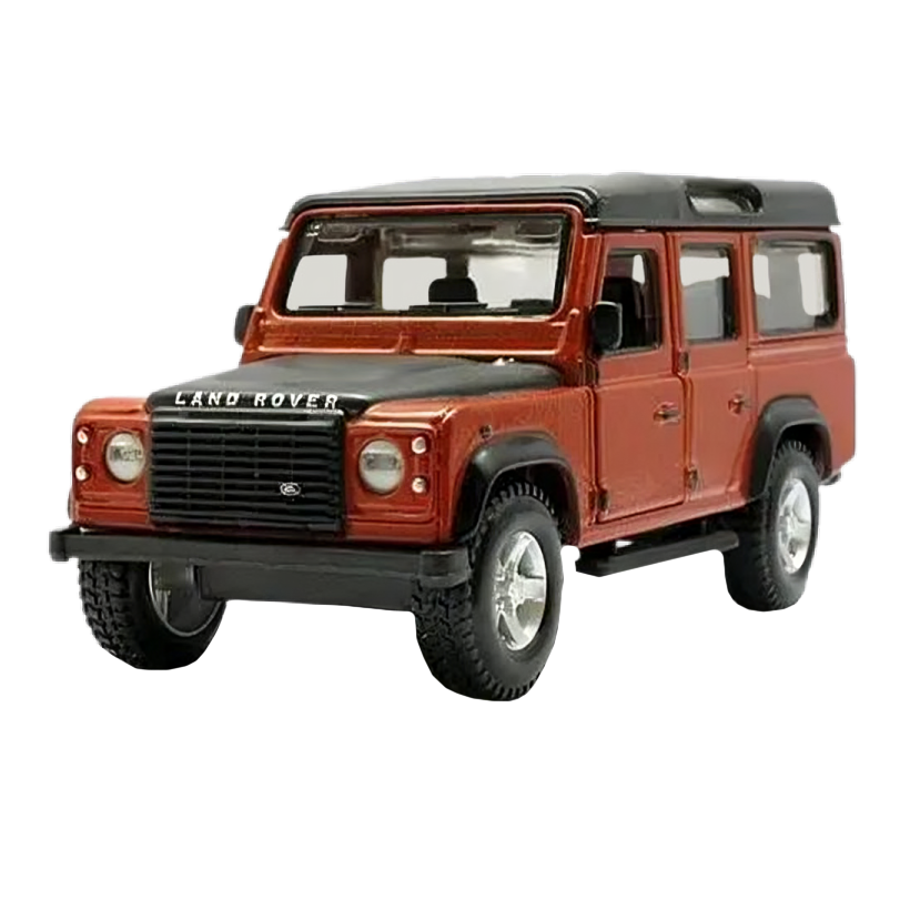 Машинка Bburago Land Rover Defender 110 1:32 Orange - Retromagaz