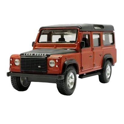 Машинка Bburago Land Rover Defender 110 1:32 Orange - Retromagaz