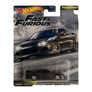 Машинка Premium Hot Wheels Nissan Silvia (S15) Fast & Furious 1:64 GJR63 Black - Retromagaz