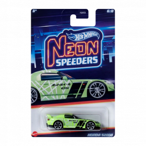 Тематична Машинка Hot Wheels Honda S2000 Neon Speeders 1:64 HLH72/HRW72 Green - Retromagaz