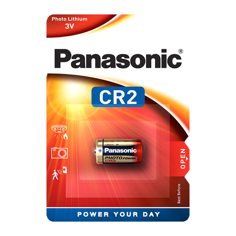 Батарейка Panasonic CR-2 Lithium Silver - Retromagaz