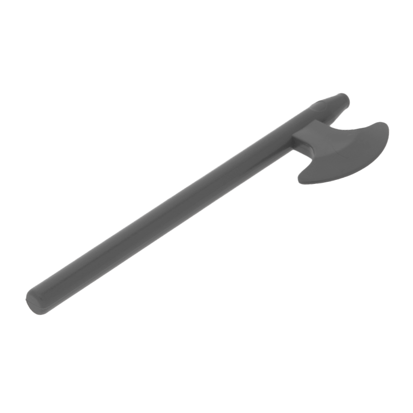 Зброя 2шт Lego Сокира Halberd 3848 53610 4506846 Dark Bluish Grey Б/У - Retromagaz