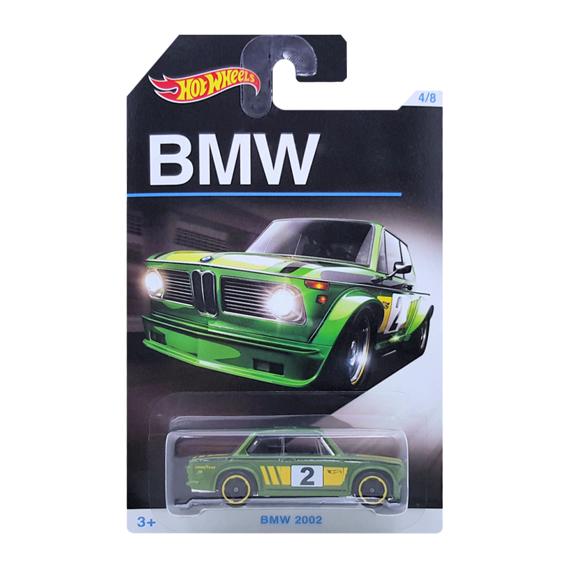 Тематична Машинка Hot Wheels BMW 2002 BMW 1:64 DJM83 Green - Retromagaz