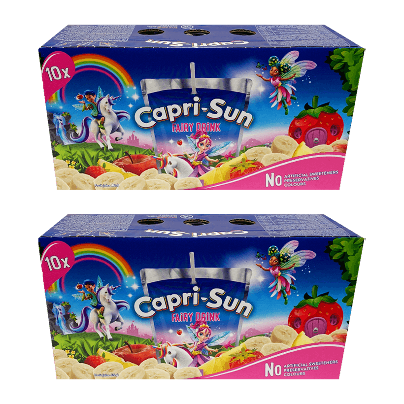 Набор Напиток Соковый 20шт Capri-Sun Fairy Drink 200ml - Retromagaz