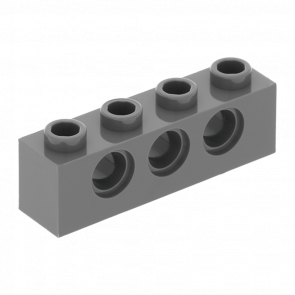 Technic Lego Кубик 1 x 4 3701 370127 4213607 Dark Bluish Grey 20шт Б/У