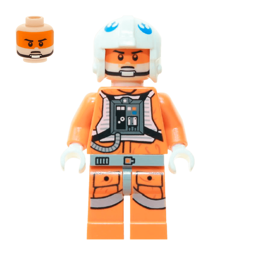 Фігурка Lego Повстанець Snowspeeder Pilot White Helmet Star Wars sw0458 75009 Б/У - Retromagaz