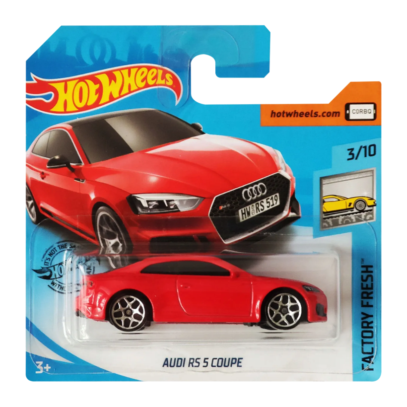 Машинка Базовая Hot Wheels Audi RS 5 Coupe Factory Fresh 1:64 FYB36 Red - Retromagaz