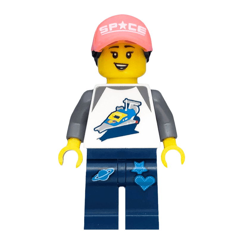 Фігурка Lego Series 20 Space Fan Collectible Minifigures col363 Б/У - Retromagaz
