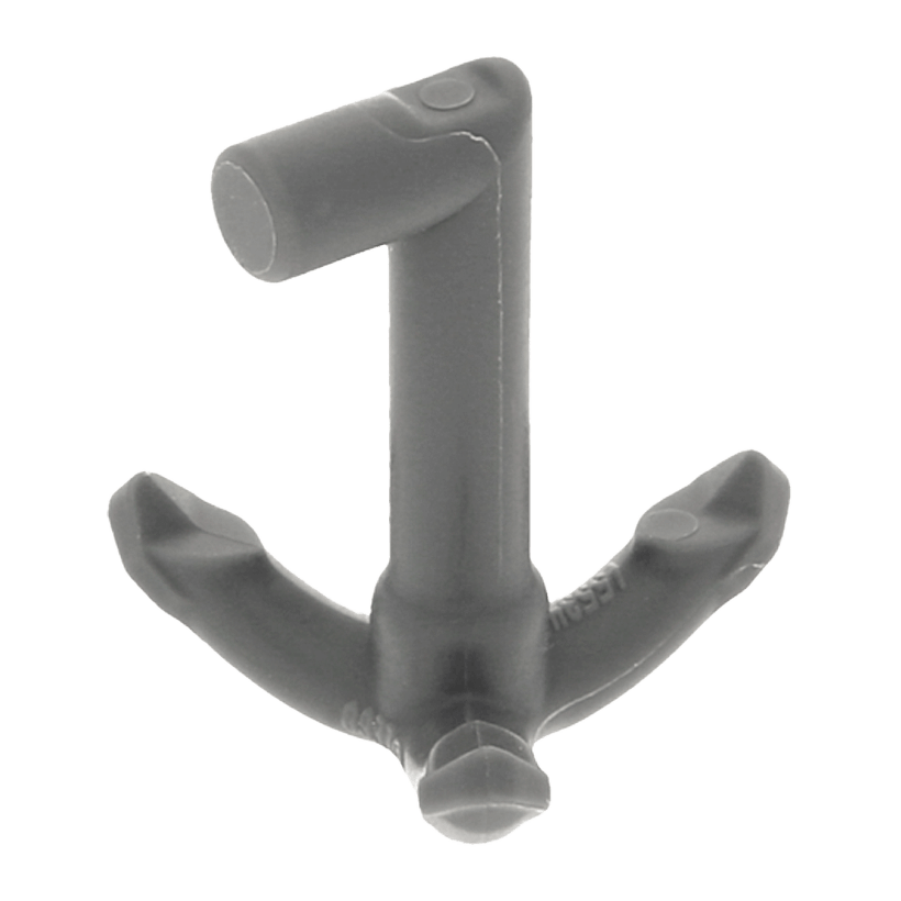 Інше 4шт Lego Grappling Hook with Bar 15534 6055312 6269935 Dark Bluish Grey Б/У - Retromagaz