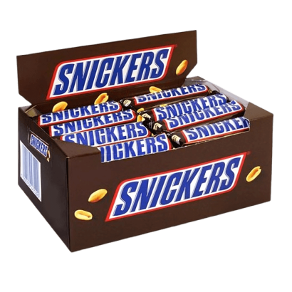 Набір Батончик Snickers з Арахісом у Молочному Шоколаді 50g 40шт - Retromagaz