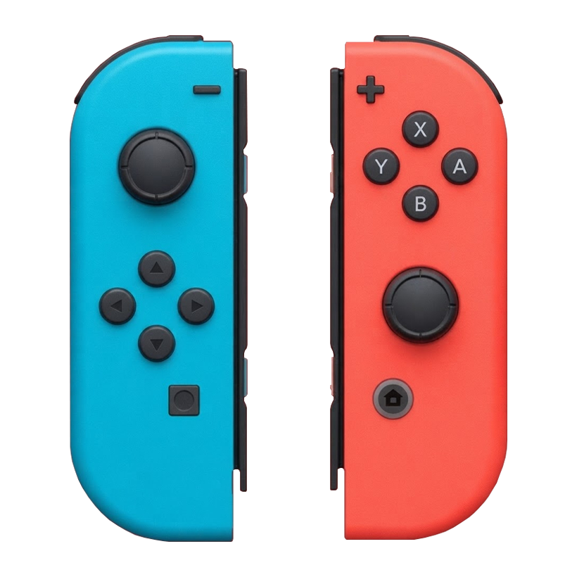 Контролери Бездротовий Hoco Switch Joy‑Con Neon Blue Neon Red Новий - Retromagaz