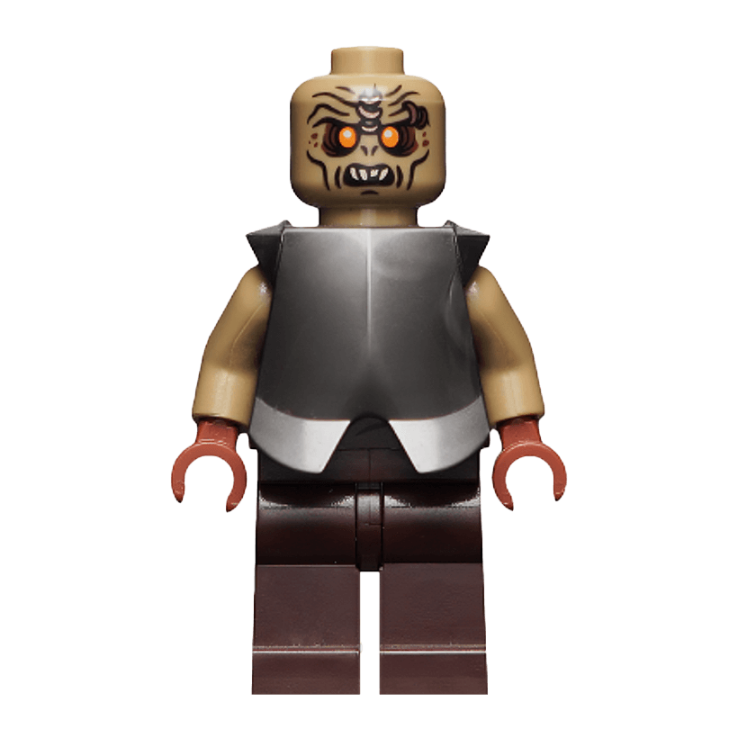 Фігурка Lego Lord of the Rings Mordor Orc Bald with Armor Films lor068 Б/У - Retromagaz