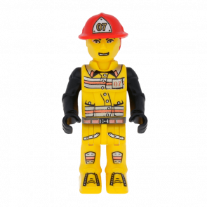 Фігурка Lego Fireman in Hat #07 Інше 4 Juniors js007 Б/У - Retromagaz