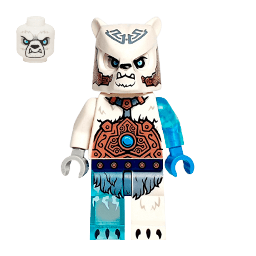 Фигурка Lego Ice Bear Tribe Icerlot Legends of Chima loc118 2 Б/У - Retromagaz