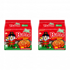 Набір Локшина Samyang 10шт Buldak Kimchi HOT Chicken Flavor Гостра 135g Набір Локшина Samyang 10шт Buldak Kimchi HOT Chicken Flavor Гостра 135g - Retromagaz