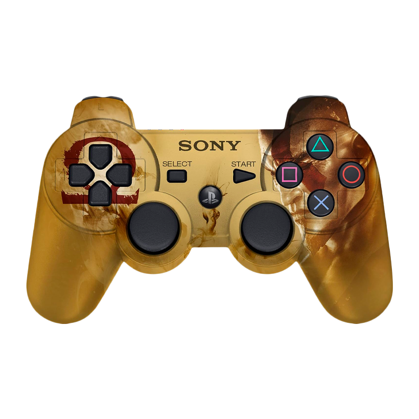 Геймпад Беспроводной Sony PlayStation 3 God of War Limited Edition Gold Б/У - Retromagaz