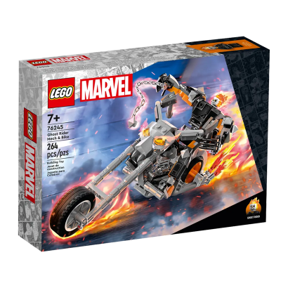 Набор Lego Призрачный Гонщик: Робот и Мотоцикл Marvel 76245 Новый - Retromagaz