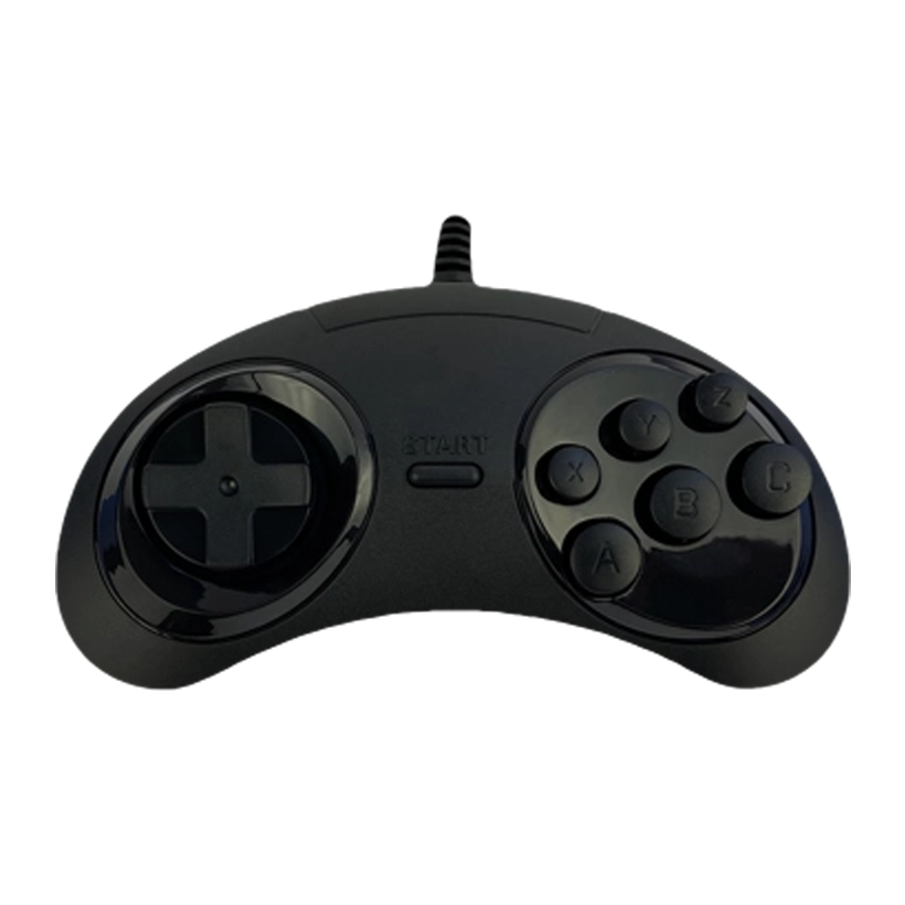Геймпад Дротовий RMC Mega Drive MD2 SJ-6000 Black 1.5m Б/У - Retromagaz