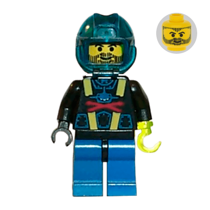 Lego Фигурка Aquazone Aquashark Hybrid Аква Акула Гибрид aqu008 1 Ориг Б/У О - Retromagaz