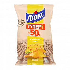 Чіпси Люкс зі Смаком Сиру 183g