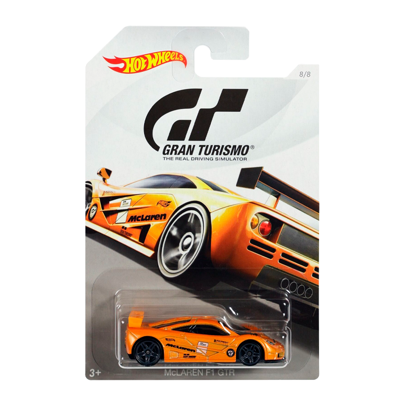 Тематична Машинка Hot Wheels McLaren F1 GTR Gran Turismo 1:64 FKF34 Orange - Retromagaz