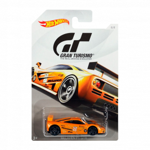 Тематическая Машинка Hot Wheels McLaren F1 GTR Gran Turismo 1:64 FKF34 Orange