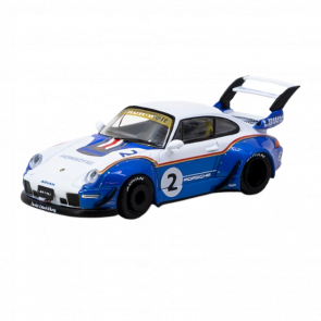 Машинка Premium Tarmac Works Porsche RWB 993 Liberty Walk 1:64 T64-TL017-LBWK White - Retromagaz