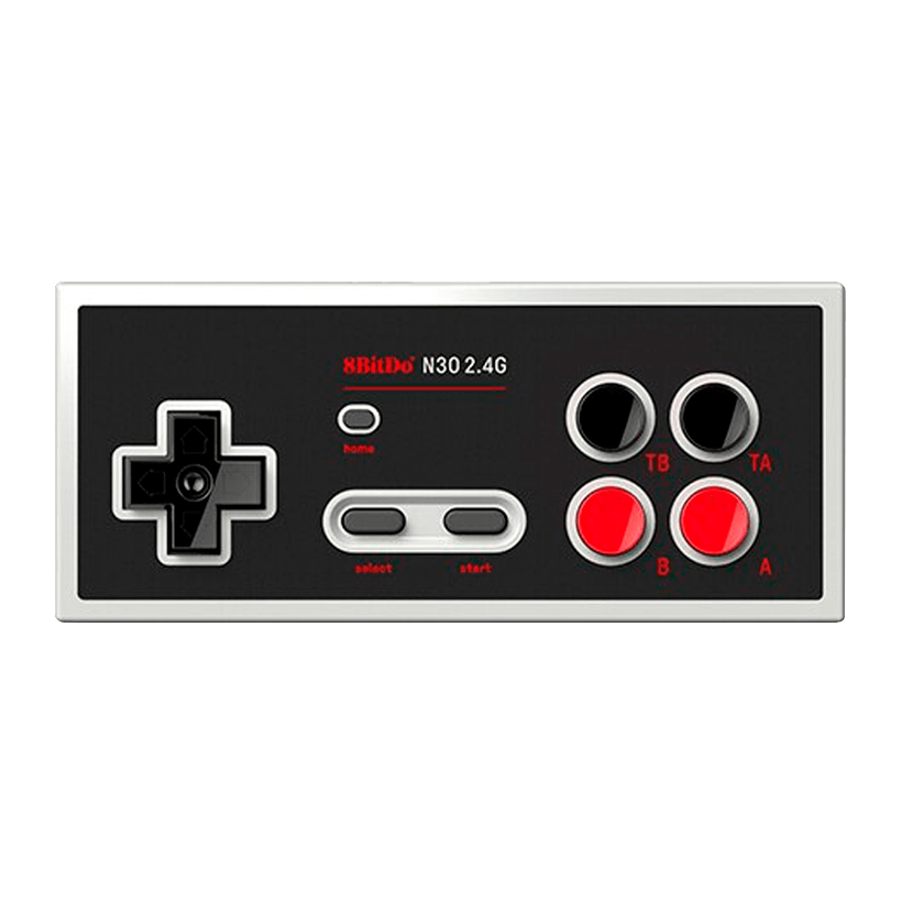 Геймпад Бездротовий 8BitDo NES Classic Mini N30 2.4Ghz Grey Новий - Retromagaz