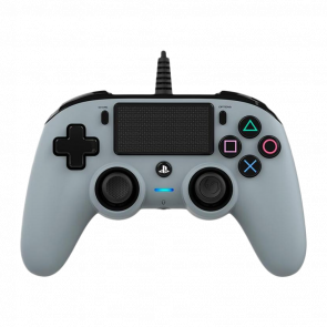 Геймпад Дротовий Nacon PlayStation 4 Wired Compact Controller Grey Б/У - Retromagaz