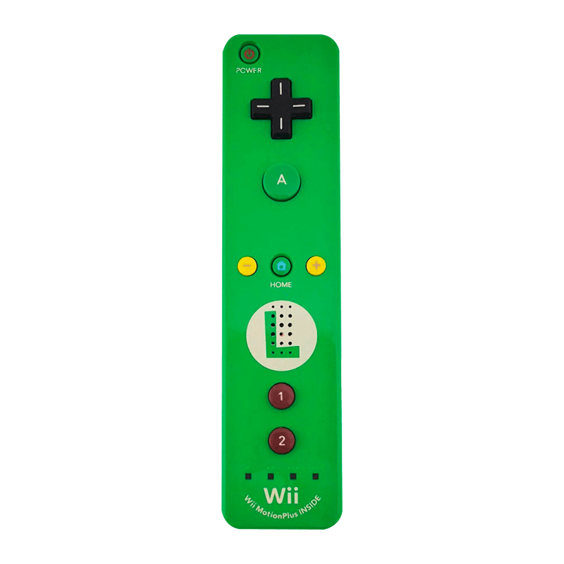 Контроллер Беспроводной Nintendo Wii RVL-036 Remote Plus Luigi Limited Edition Green Blue Б/У - Retromagaz