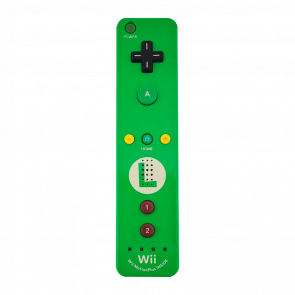 Контроллер Беспроводной Nintendo Wii RVL-036 Remote Plus Luigi Limited Edition Green Blue Б/У