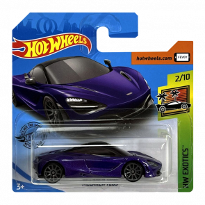 Машинка Базова Hot Wheels McLaren 720S Exotics FYC33 Purple Новий