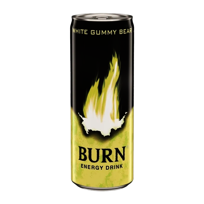 Напиток Энергетический Burn White Gummy Bear 250ml - Retromagaz