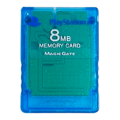 Карта Пам'яті Sony PlayStation 2 Memory Card SCPH-10020 8MB Island Blue Б/У - Retromagaz