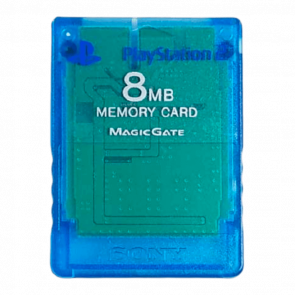Карта Пам'яті Sony PlayStation 2 Memory Card SCPH-10020 8MB Island Blue Б/У
