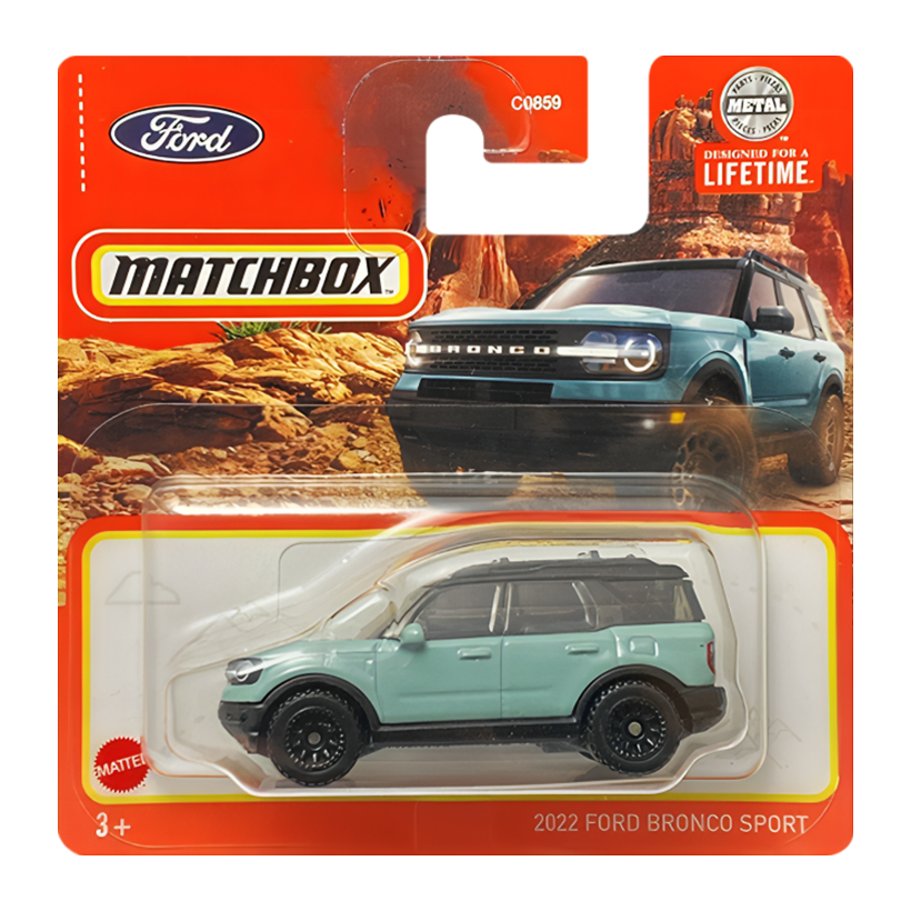 Машинка Большой Город Matchbox 2022 Ford Bronco Sport Off-Road 1:64 HLC63 Blue - Retromagaz