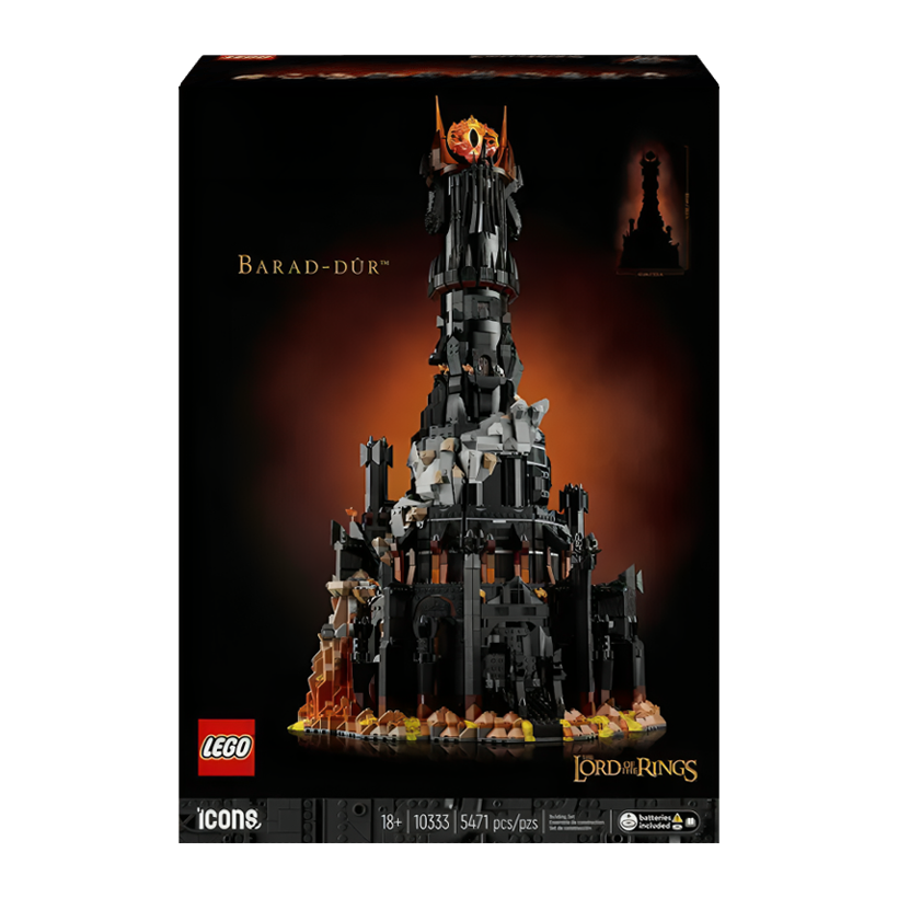 Конструктор Lego Володар Кілець Барад-Дур Icons 10333 Новий - Retromagaz