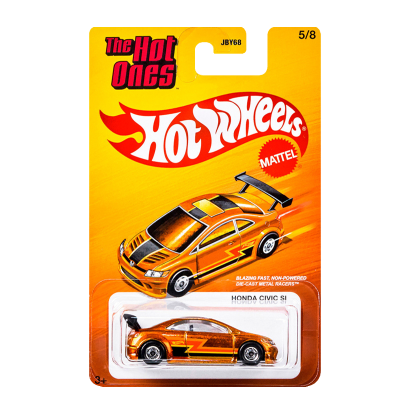 Тематическая Машинка Hot Wheels Honda Civic Si The Hot Ones 1:64 JBY73 Orange - Retromagaz