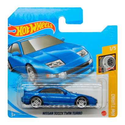 Машинка Базова Hot Wheels Nissan 300ZX Twin Turbo Turbo 1:64 GRY55 Blue - Retromagaz
