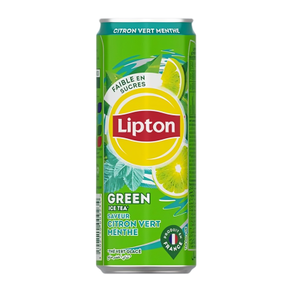 Чай Холодний Lipton Green Mint Sleek 330ml - Retromagaz