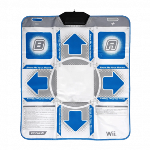 Контроллер Проводной Konami Wii RU054 Танцевальный Коврик Dance Revolution Pad Mat White Б/У - Retromagaz