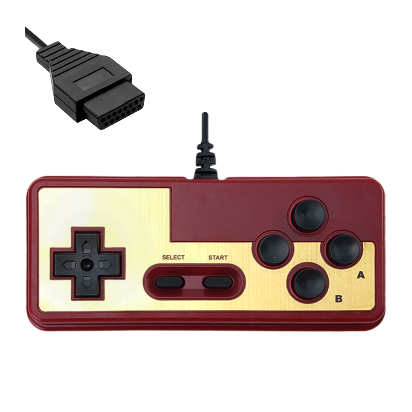 Геймпад Дротовий RMC Famicom Dendy 15pin Red 1.2m Новий - Retromagaz