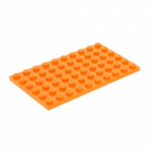 Пластина Lego Звичайна 6 x 10 3033 4505159 6034497 Orange 4шт Б/У