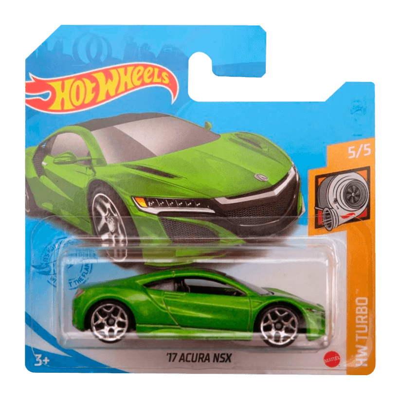 Машинка Базова Hot Wheels '17 Acura NSX Turbo 1:64 GTC58 Green - Retromagaz