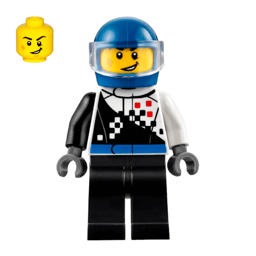 Фігурка Lego Race Buggy Driver City cty0712 Б/У - Retromagaz