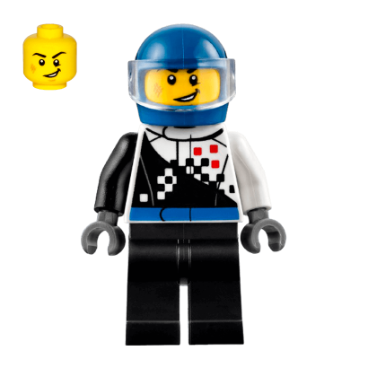 Фігурка Lego Buggy Driver City Race cty0712 Б/У - Retromagaz