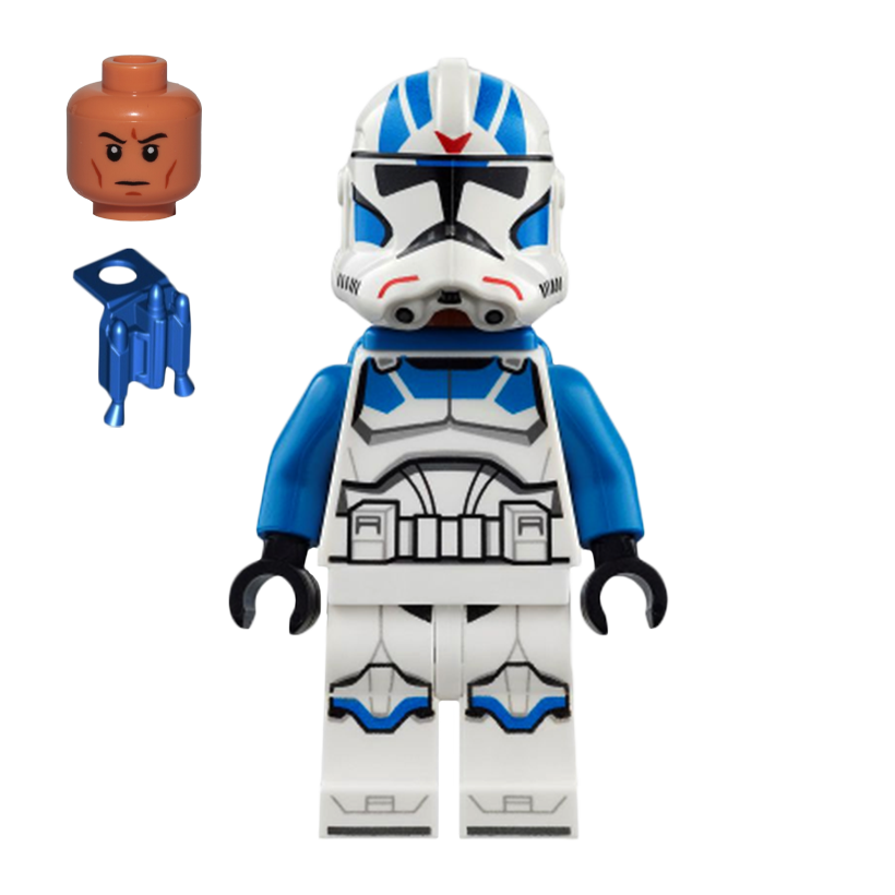 Фігурка Lego Республіка Clone Jet Trooper 501st Legion Star Wars sw1093 75280 Б/У - Retromagaz