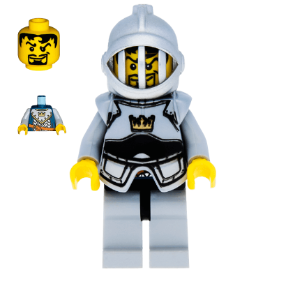 Фигурка Lego Crown Knight Scale Mail with Crown Castle Fantasy Era cas419 Б/У - Retromagaz